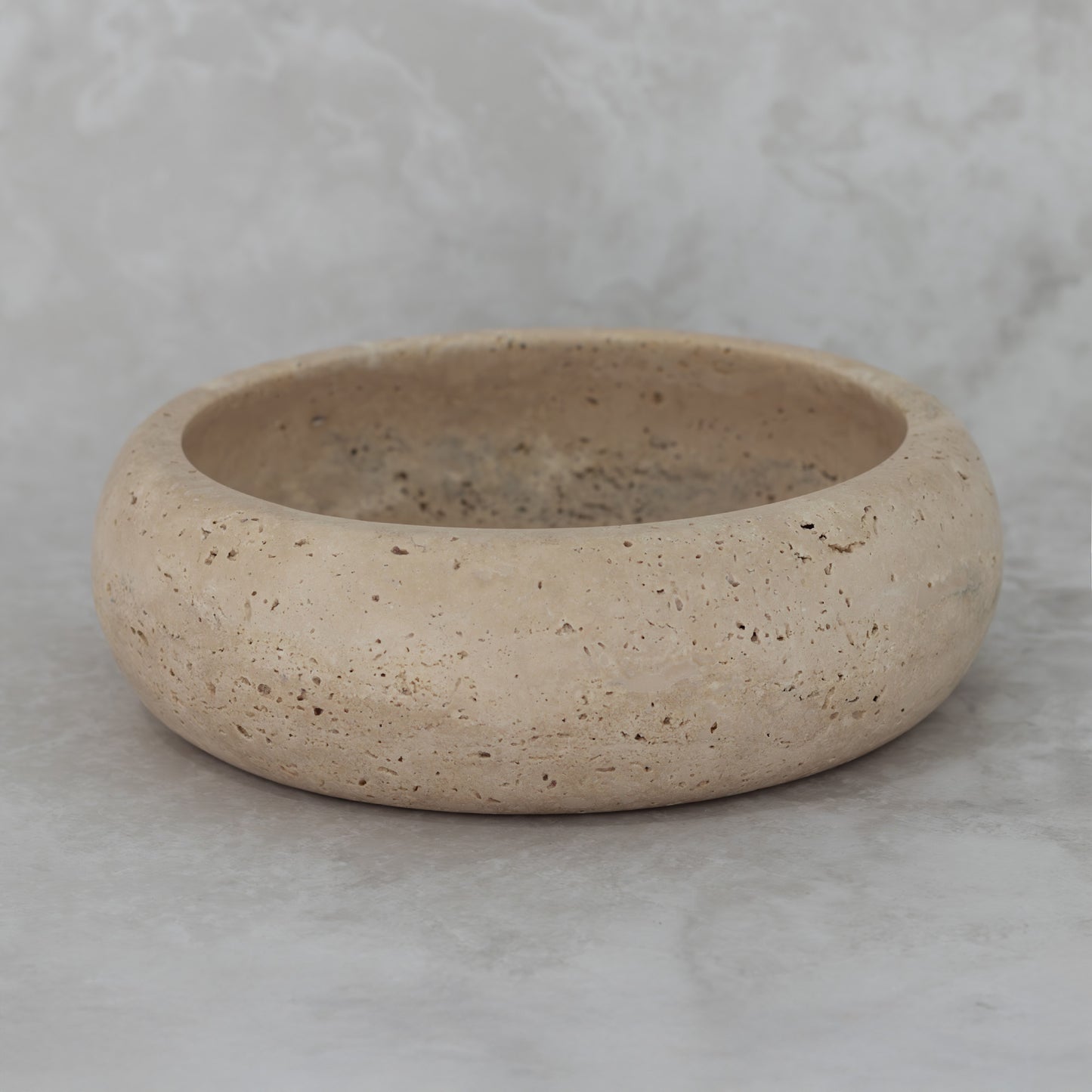 Bowl-Travertine