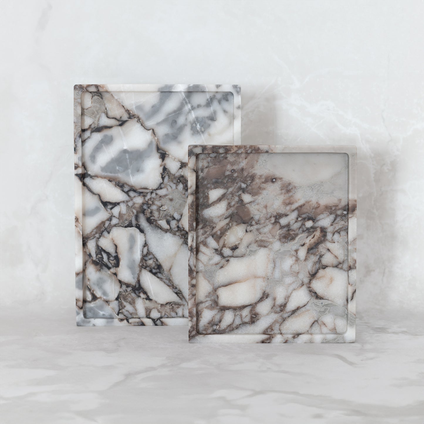 Rectangle Tray-Small Calacutta Blue
