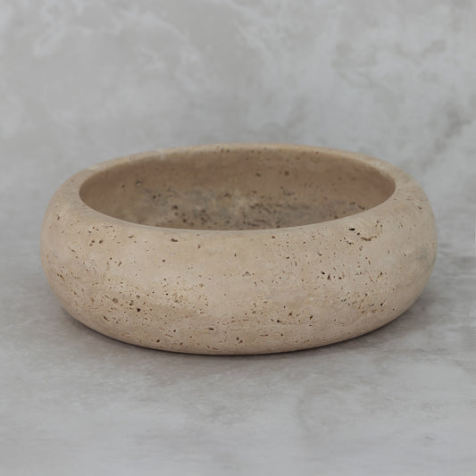 Bowl-Travertine