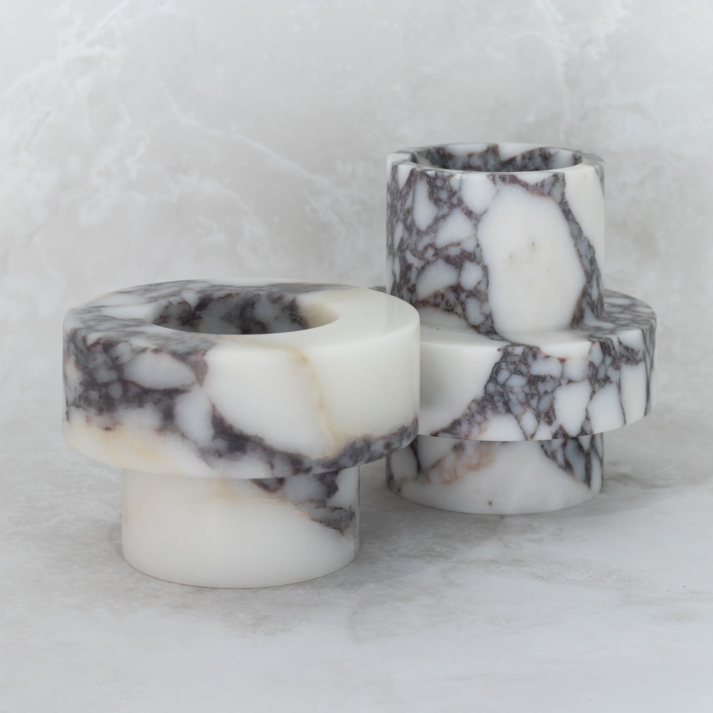 Candle Holder-Small Calacutta Viola