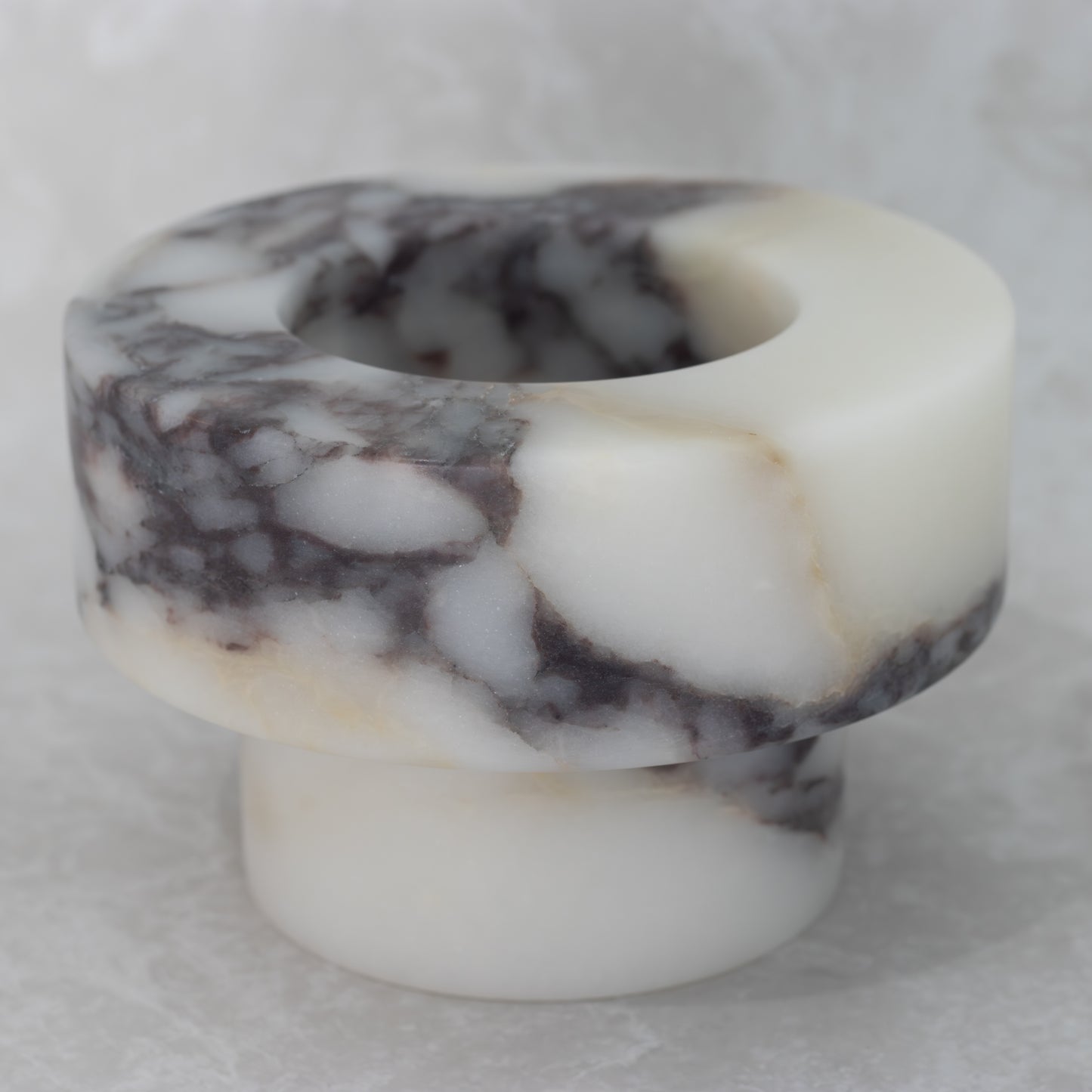Candle Holder-Small Calacutta Viola