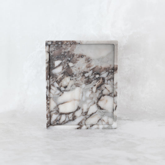 Rectangle Tray-Small Calacutta Blue