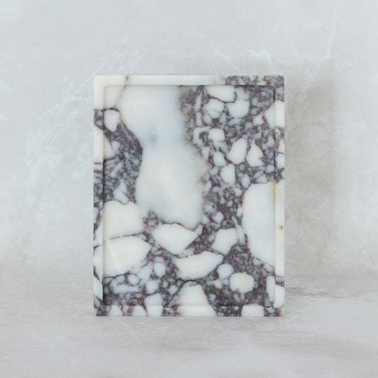 Rectangle Tray-Small Calacutta Viola